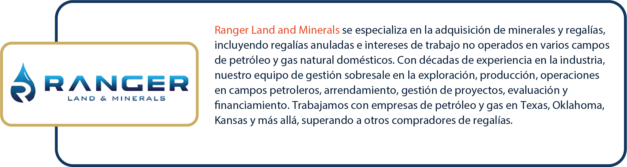 Ranger Land & Minerals