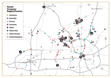 DFW International Map