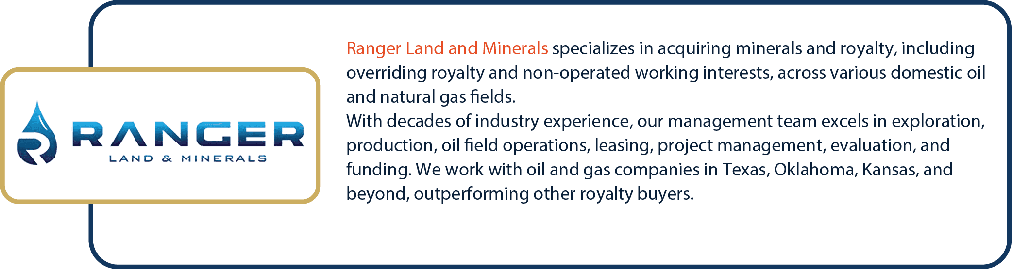 Ranger Land & Minerals